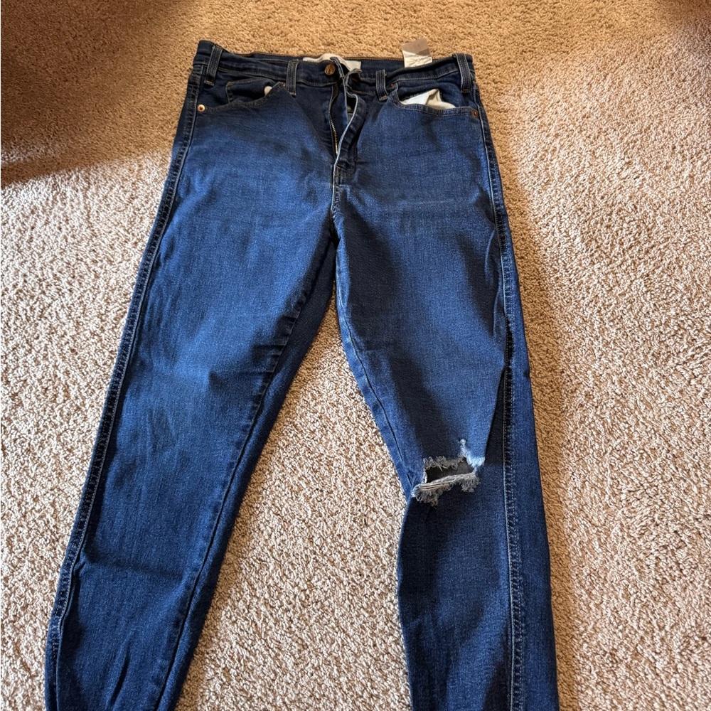 Signature by Levi Strauss Dark Blue Skinny Jeans